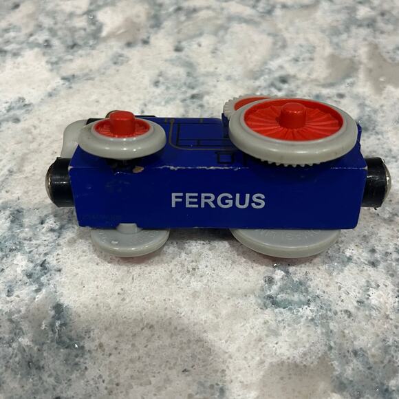 Learning Curve 2003 Thomas & Friends Wooden Railway Fergus Traction Engine Train - Picture 5 of 7